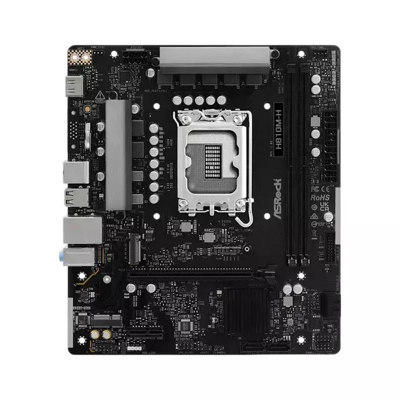 Placă de bază ASRock H810M-H, LGA1851, Intel H810, Micro-ATX, 4 image