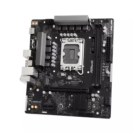 Placă de bază ASRock H810M-H, LGA1851, Intel H810, Micro-ATX, 5 image