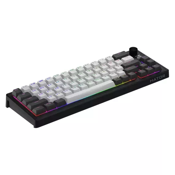 Tastatură HATOR Skyfall 65 PRO, Cu fir / Fără fir, Negru | Gri, 6 image