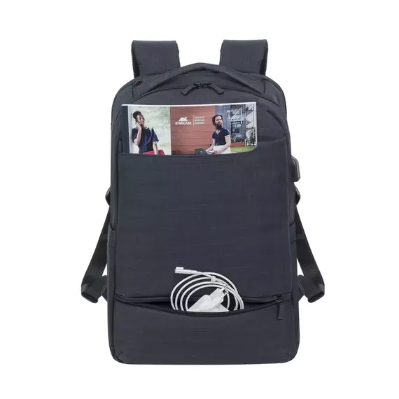 Rucsac pentru Laptop RivaCase Biscayne, 17.3", Poliester, Negru, 8 image