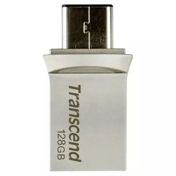 Memorie USB Transcend JetFlash 890, 128GB, Argintiu, 4 image