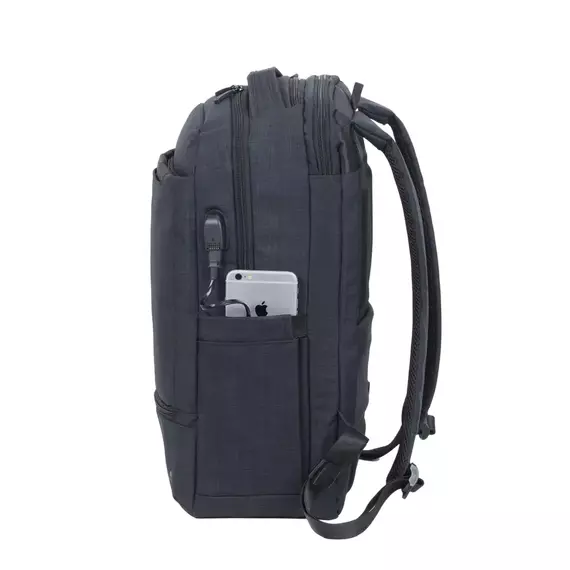 Rucsac pentru Laptop RivaCase Biscayne, 17.3", Poliester, Negru, 5 image