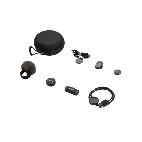 Microfon portabil pentru înregistrare vocală Insta360 Mic Air (1 TX + 1 RX), Fără fir, Negru, 4 image