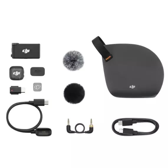 Microfon portabil pentru înregistrare vocală DJI Mic 3 (1 TX + 1 RX), Fără fir, Negru, 6 image