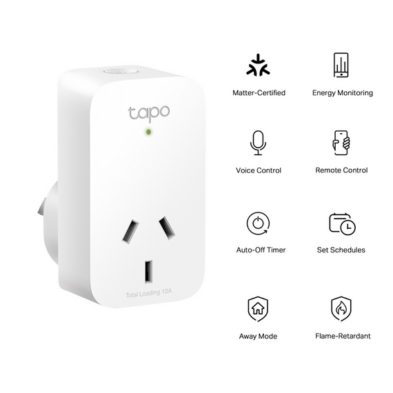 Priză inteligentă TP-LINK Tapo P110M, Alb, 3 image