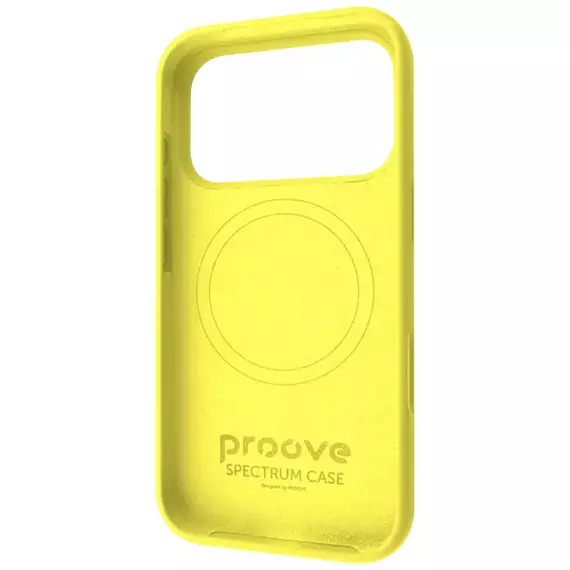 Husă Proove Spectrum with MagSafe pentru Apple iPhone 17 Pro Max, Sun Yellow, 2 image