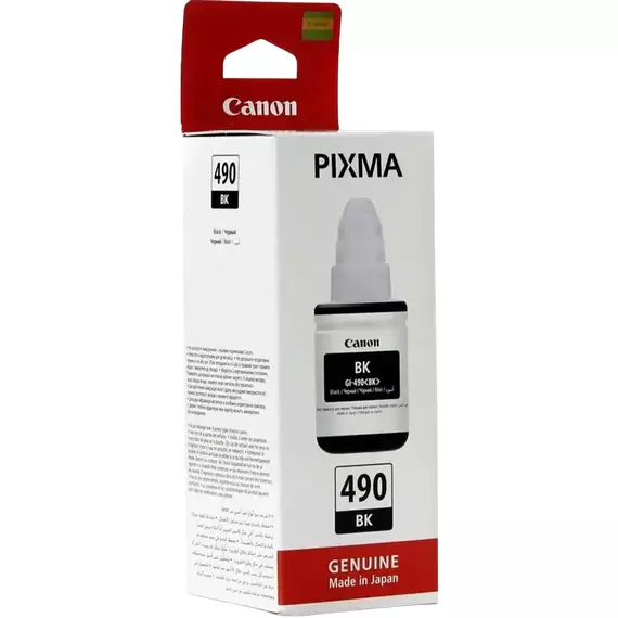 Recipient de cerneală Canon GI-490, 135ml, Negru, 3 image