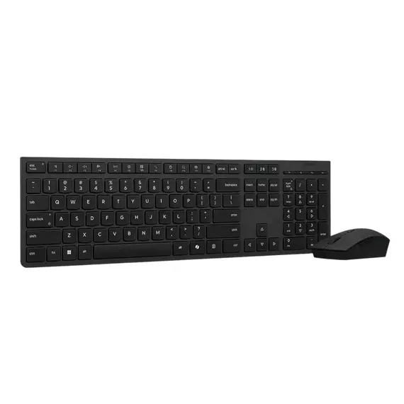 Set Tastatură + Mouse Lenovo 4X31R64342, Fără fir, Negru, 4 image