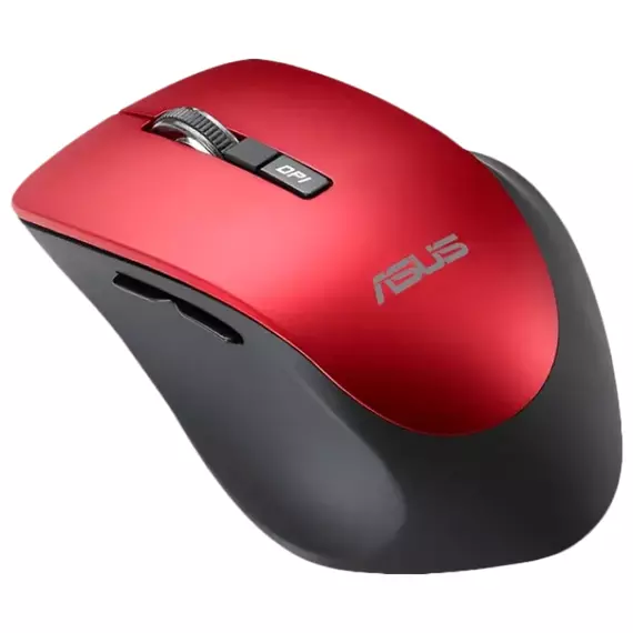 Mouse Wireless ASUS WT425, Roșu, 2 image