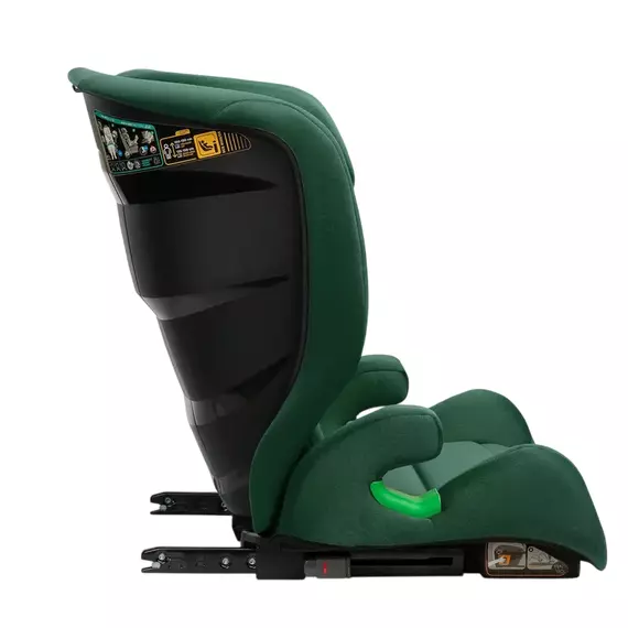 Scaun auto Caretero Nimbus, Grupa 2/3 (15-36 kg), Verde inchis, 5 image