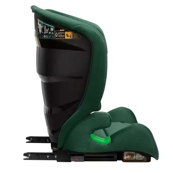 Scaun auto Caretero Nimbus, Grupa 2/3 (15-36 kg), Verde inchis, 2 image
