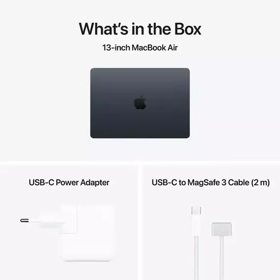 NB Apple MacBook Air 13.6" Z1L6000BQ Midnight (M5 16Gb 512Gb) 70W charger, 5 image