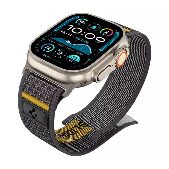 Curea pentru ceas Spigen Athlex Air, Nailon, Active Gray, 3 image