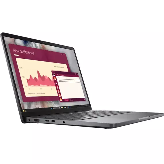 Laptop Business 14" DELL Pro 14 PC14250, Magnetite, Intel Core 5 120U, 16GB/512GB, Linux Ubuntu, 6 image