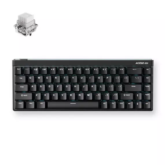 Tastatură MCHOSE Ace 68 Air, Cu fir, Aurora Black, 2 image