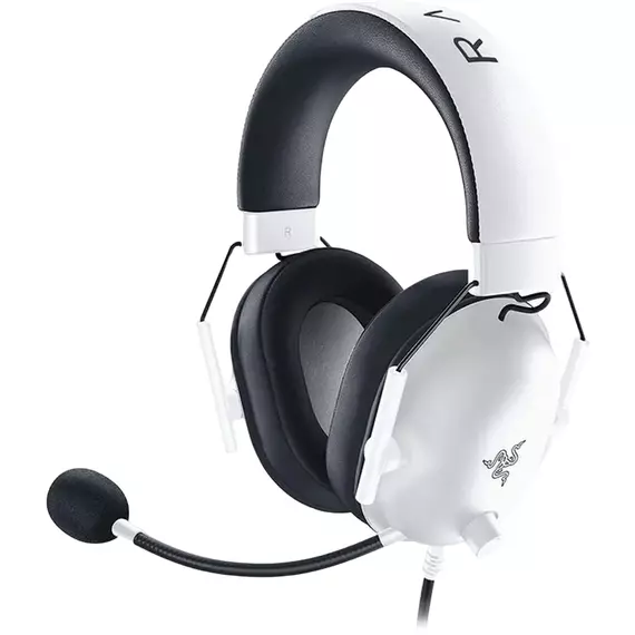 Căști gaming Razer BlackShark V2 X, Cu fir, Alb, 3 image