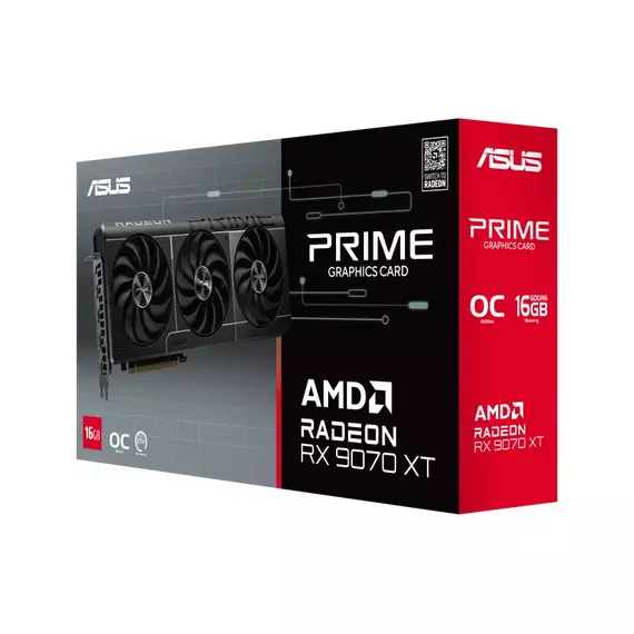 Placă Video ASUS PRIME-RX9070XT-O16G, 16GB GDDR6 256bit, 8 image