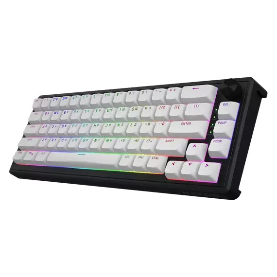 Tastatură HATOR Skyfall 65 MAG ULTRA 8K, Cu fir, Negru | Alb, 4 image