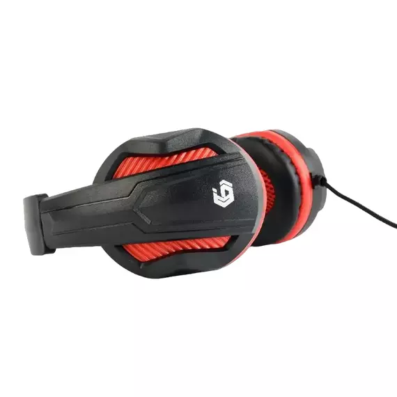 Căști gaming Gembird GHS-03, Cu fir, Negru/Roșu, 5 image