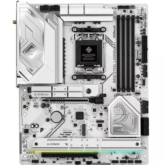 Placă de bază ASRock B850 STEEL LEGEND WIFI, AM5, AMD B850, ATX, 4 image