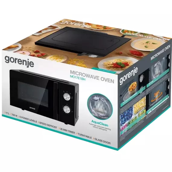 Cuptor cu microunde Gorenje MO17E1BH, Negru, 5 image