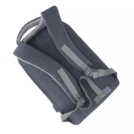 Rucsac pentru Laptop RivaCase Prater, 15.6", Poliester, Gri închis, 5 image