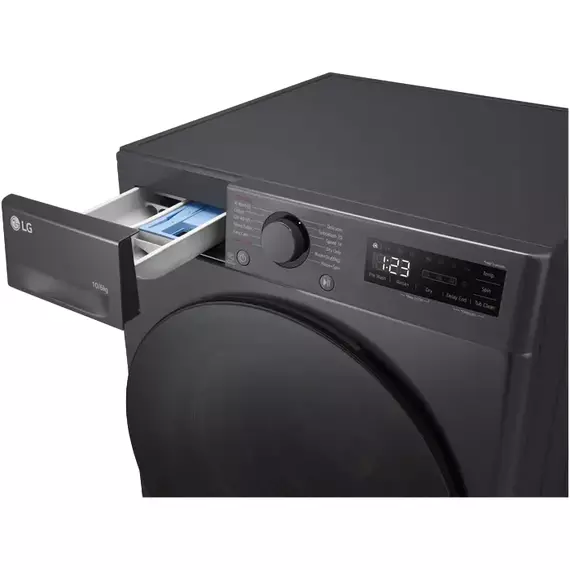 Mașină de spălat cu uscător LG F4DR510S2M, 10kg, Gri, 7 image