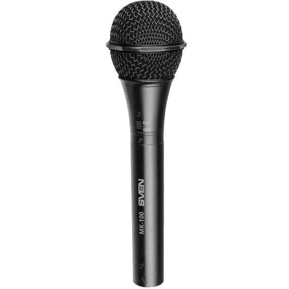 Microfon Karaoke SVEN MK-100, Cu fir, Negru, 5 image