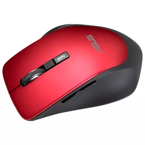 Mouse Wireless ASUS WT425, Roșu, 4 image