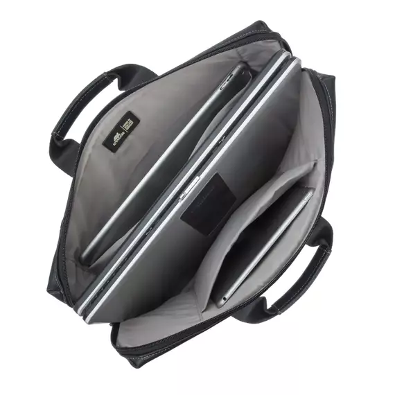 Geantă pentru Laptop RivaCase Orly, 16", Poliester, Negru, 8 image
