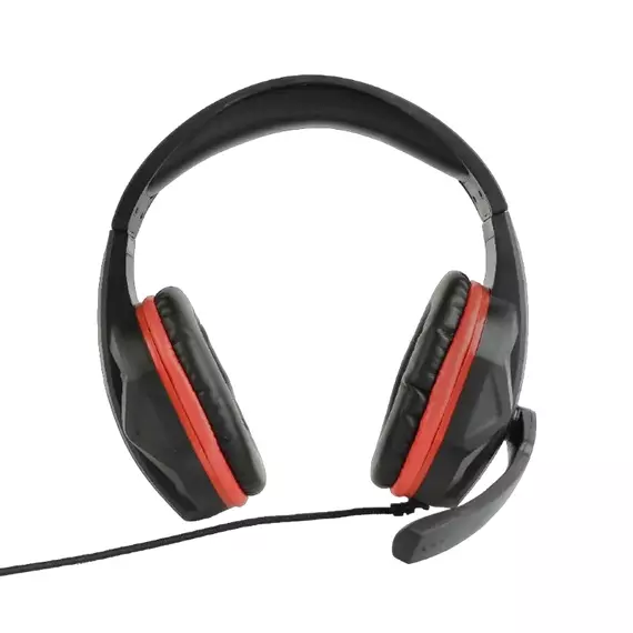 Căști gaming Gembird GHS-03, Cu fir, Negru/Roșu, 2 image