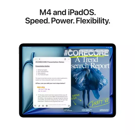 Tabletă Apple iPad Air 11 (2026), Wi-Fi + 5G, 12GB/128GB, Albastru, 6 image