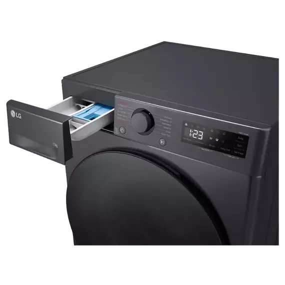 Mașină de spălat LG F4WR511S2M, 11kg, Negru, 8 image