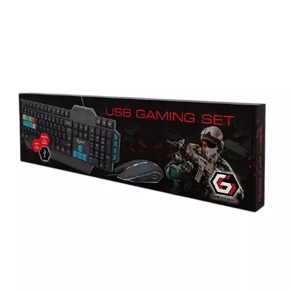 Set Tastatură + Mouse Gembird KBS-UMG-01-DE, Cu fir, Negru, 8 image