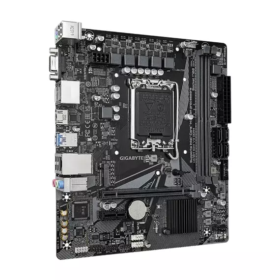 Placă de bază Gigabyte H610M S2H V3 DDR4, LGA1700, Intel H610, Micro-ATX, 5 image