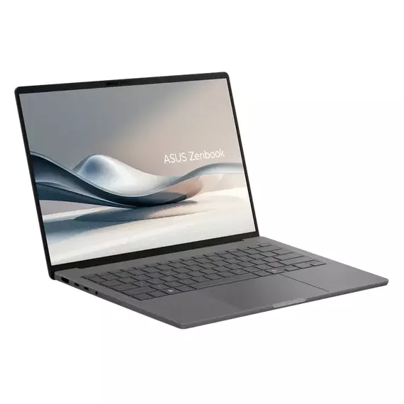 Laptop 14" ASUS Zenbook A14 OLED UX3407QA, Iceland Gray, Qualcomm Snapdragon X X1-26-100, 16GB/512GB, Windows 11 Home, 4 image