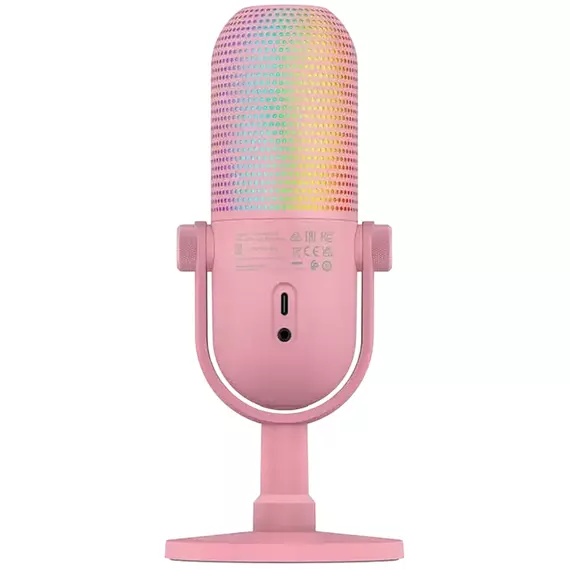 Microfon Gaming Razer Seiren V3 Chroma, Cu fir, Quartz, 5 image