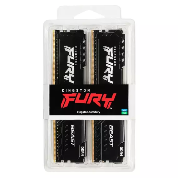 Memorie RAM Kingston FURY Beast, DDR4 SDRAM, 3600 MHz, 32GB, KF436C18BBK2/32, 5 image