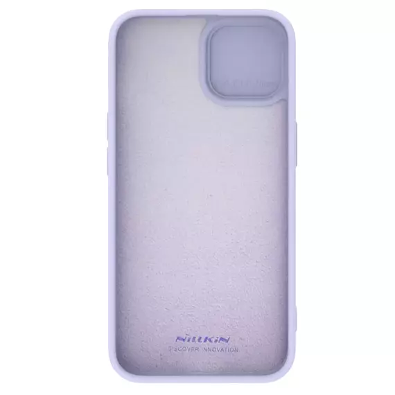 Husă Nillkin iPhone 15 Plus, CamShield Silky Silicone, Misty Purple, 5 image