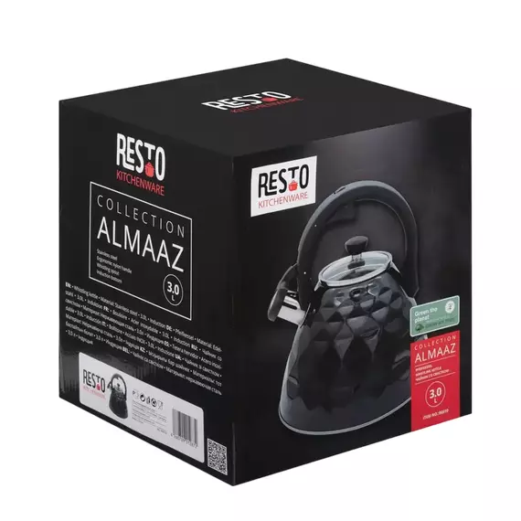 Ceainic RESTO 90610, 3L, Negru, 2 image