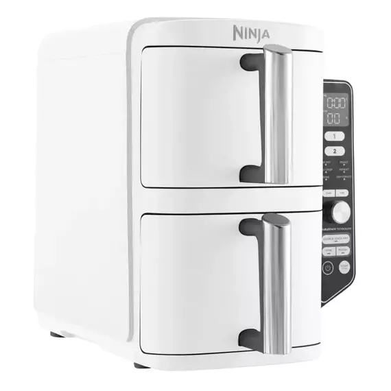 Friteuză cu aer cald Ninja Double Stack XL SL400EUWH, Alb, 6 image