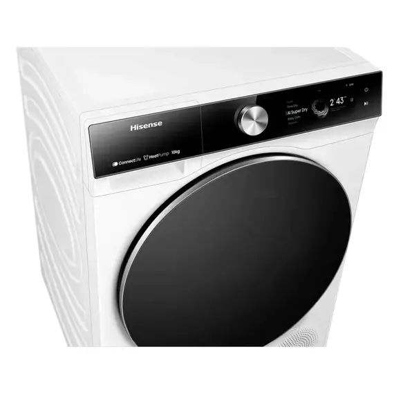 Uscător de rufe Hisense DH7S107BW, 10kg, Alb, 5 image