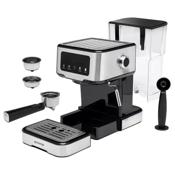 Cafetiera manuala Gorenje ESCM15CD, 1100W, Oțel inoxidabil, 4 image