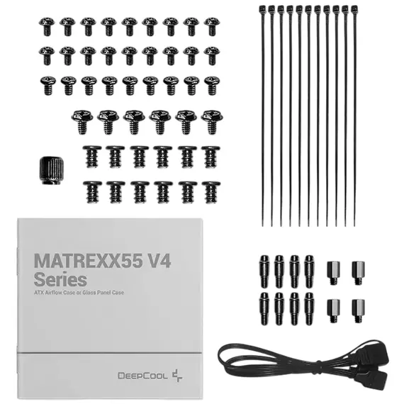 Carcasă PC Deepcool MATREXX 55 V4 , Midi-Tower, Fără PSU, Negru, 4 image