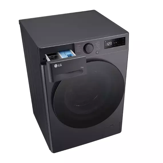 Mașină de spălat LG F4WR511S2M, 11kg, Negru, 3 image