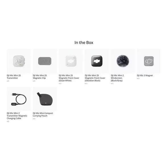 DJI Mic Mini 2S Transmitter, Black, 4 image