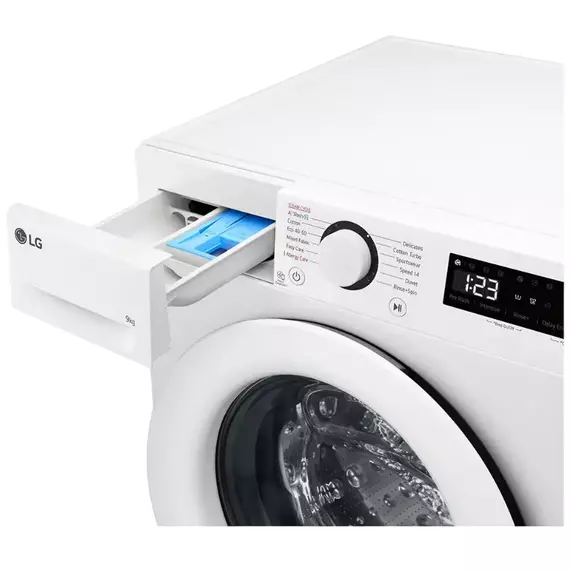 Mașină de spălat LG F4WR509SWW, 9kg, Alb, 7 image