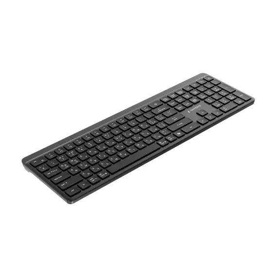 Wireless Keyboard Gembird Slim Pro Business KB-WPS-03-CYRL, Chocolate, 2.4Ghz, EN/RU, Black, 5 image