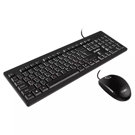 Set Tastatură + Mouse SVEN KB-S320C, Cu fir, Negru, 5 image