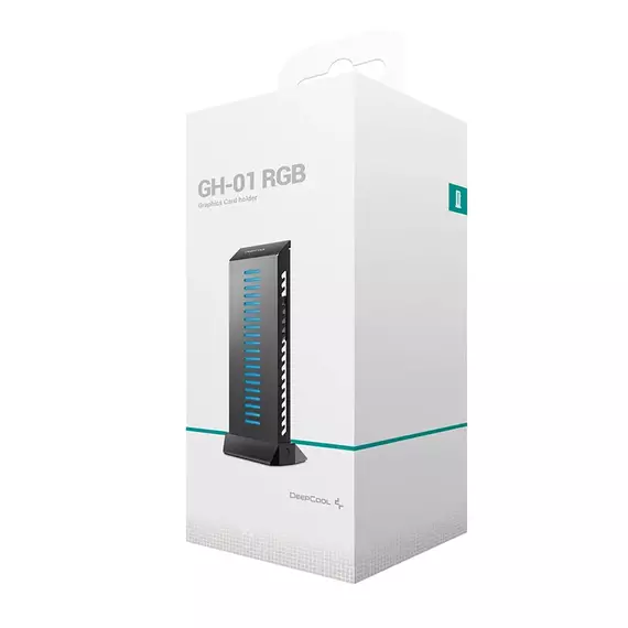 Suport pentru placă grafică Deepcool GH-01 A-RGB, Negru, 5 image